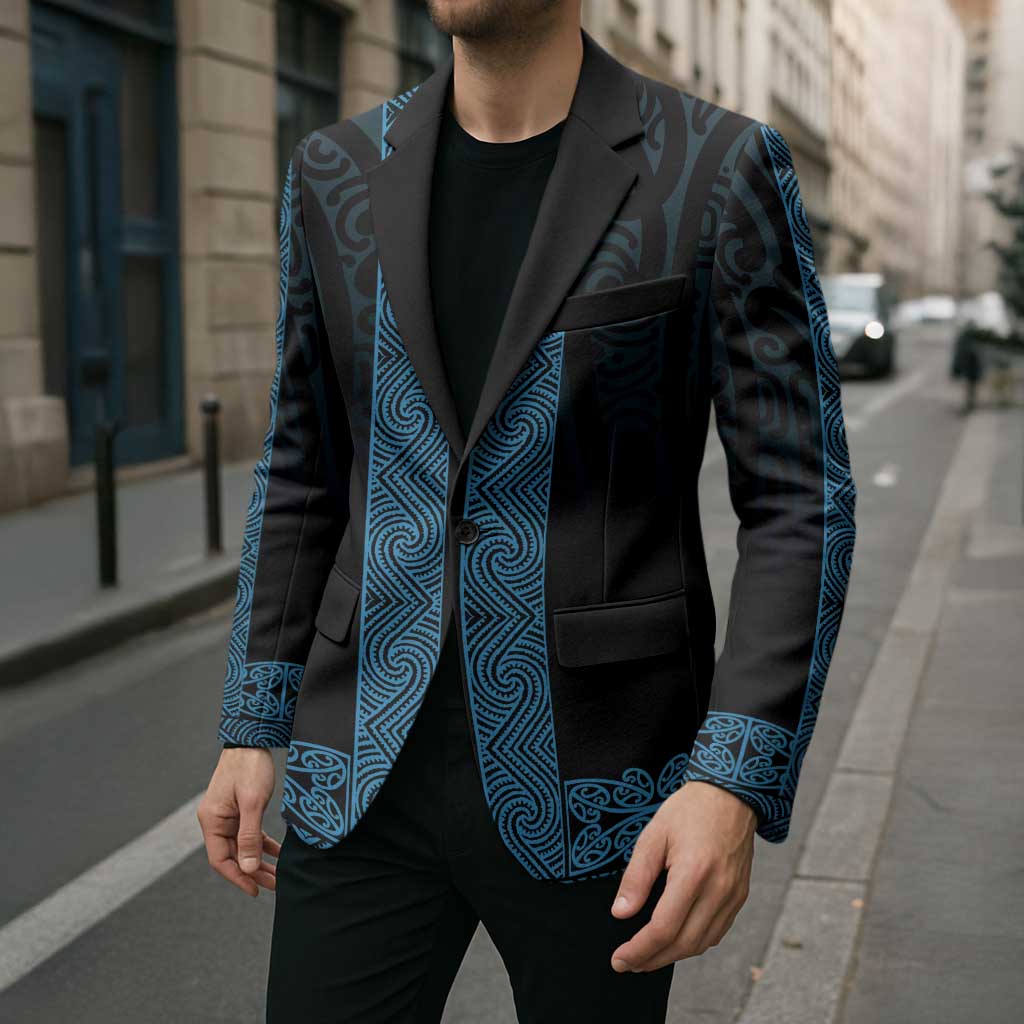 New Zealand Maori Kowhaiwhai Blazer Kikorangi Maui and Mangopare - Aussie Hoodie