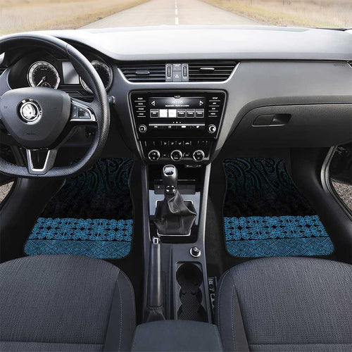 New Zealand Maori Kowhaiwhai Car Mats Kikorangi Maui and Mangopare
