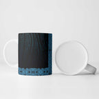 New Zealand Maori Kowhaiwhai Ceramic Mug Kikorangi Maui and Mangopare - Aussie Hoodie