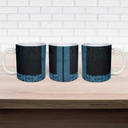 New Zealand Maori Kowhaiwhai Ceramic Mug Kikorangi Maui and Mangopare - Aussie Hoodie