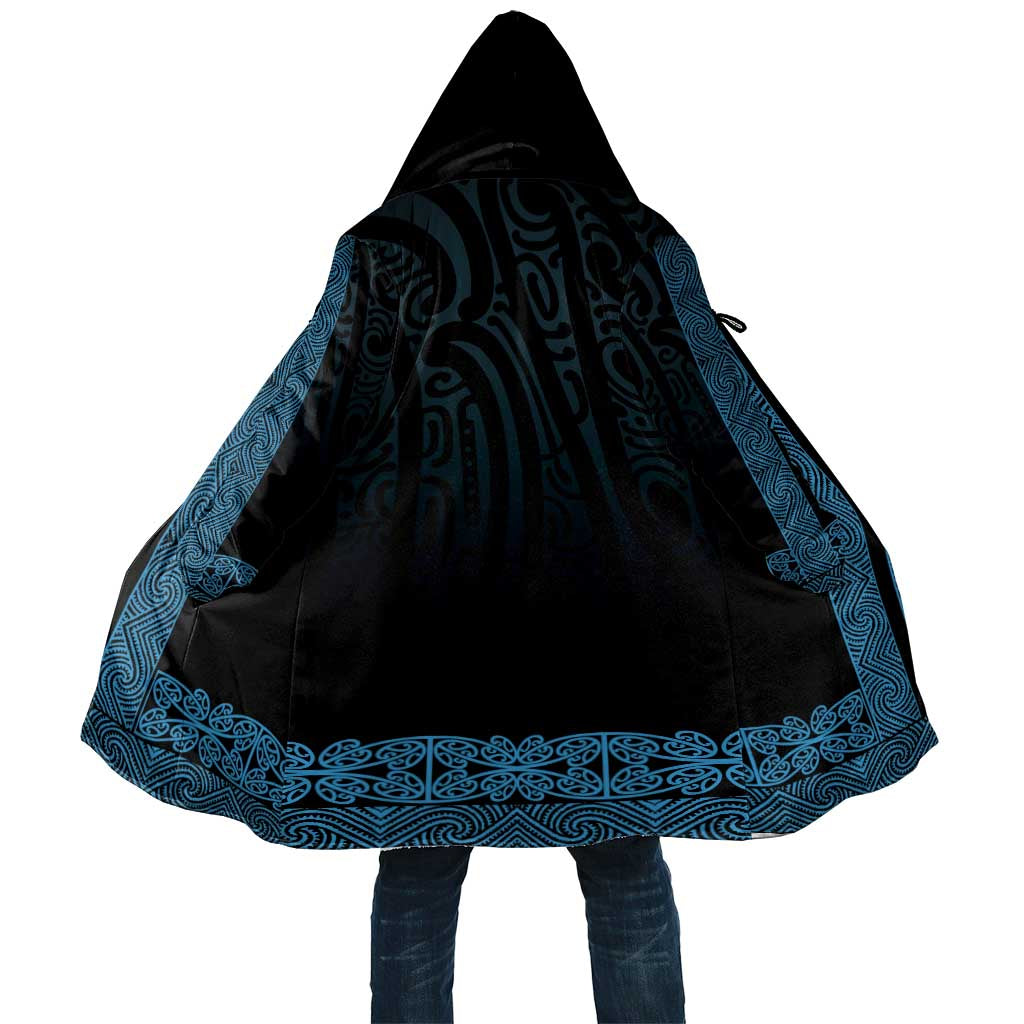 New Zealand Maori Kowhaiwhai Cloak Kikorangi Maui and Mangopare - Aussie Hoodie