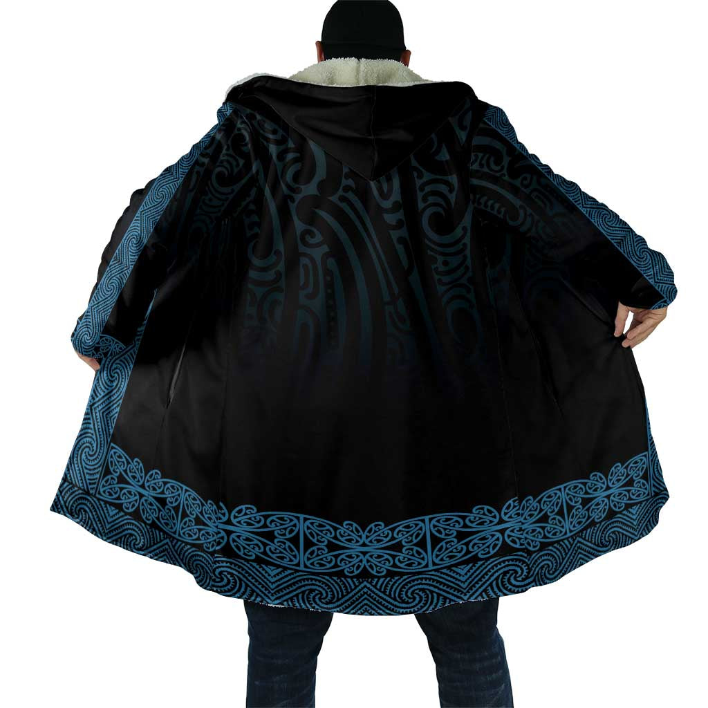 New Zealand Maori Kowhaiwhai Cloak Kikorangi Maui and Mangopare - Aussie Hoodie