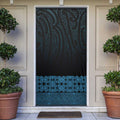 New Zealand Maori Kowhaiwhai Door Cover Kikorangi Maui and Mangopare - Aussie Hoodie
