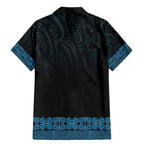 New Zealand Maori Kowhaiwhai Family Matching Mermaid Dress and Hawaiian Shirt Kikorangi Maui and Mangopare