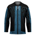New Zealand Maori Kowhaiwhai Hockey Jersey Kikorangi Maui and Mangopare - Aussie Hoodie