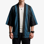 New Zealand Maori Kowhaiwhai Kimono Kikorangi Maui and Mangopare - Aussie Hoodie