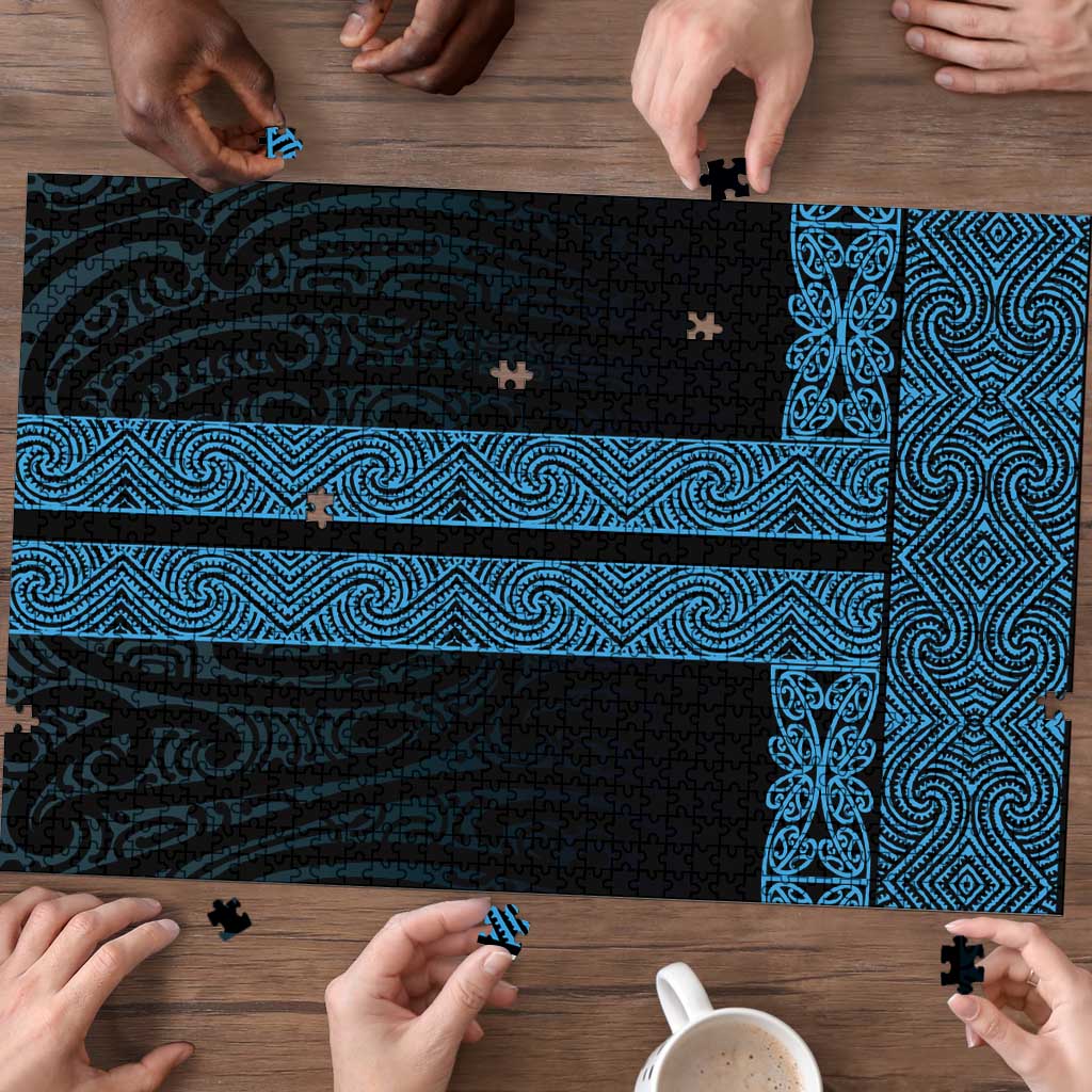 New Zealand Maori Kowhaiwhai Puzzle Kikorangi Maui and Mangopare - Aussie Hoodie