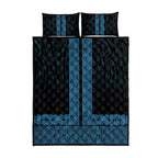 New Zealand Maori Kowhaiwhai Quilt Bed Set Kikorangi Maui and Mangopare