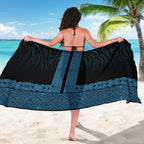 New Zealand Maori Kowhaiwhai Sarong Kikorangi Maui and Mangopare