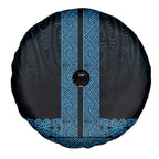 New Zealand Maori Kowhaiwhai Spare Tire Cover Kikorangi Maui and Mangopare
