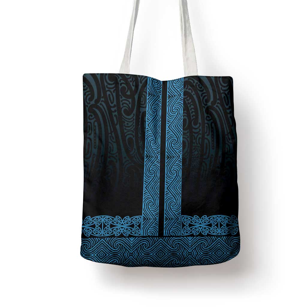 New Zealand Maori Kowhaiwhai Tote Bag Kikorangi Maui and Mangopare - Aussie Hoodie