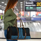 New Zealand Maori Kowhaiwhai Travel Bag Kikorangi Maui and Mangopare - Aussie Hoodie