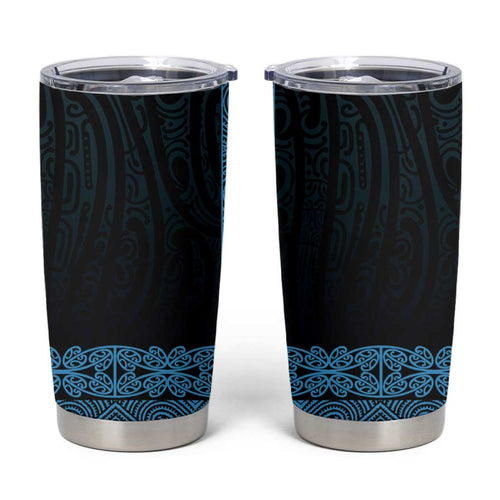 New Zealand Maori Kowhaiwhai Tumbler Cup Kikorangi Maui and Mangopare