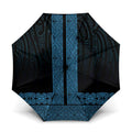 New Zealand Maori Kowhaiwhai Umbrella Kikorangi Maui and Mangopare - Aussie Hoodie