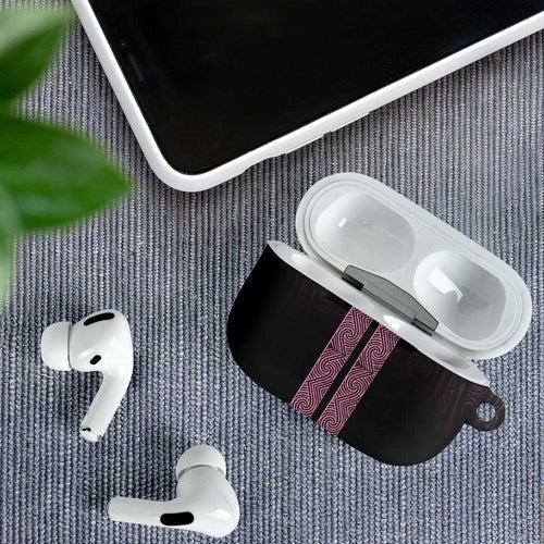 New Zealand Maori Kowhaiwhai AirPods Case Mawhero Maui and Mangopare - Aussie Hoodie