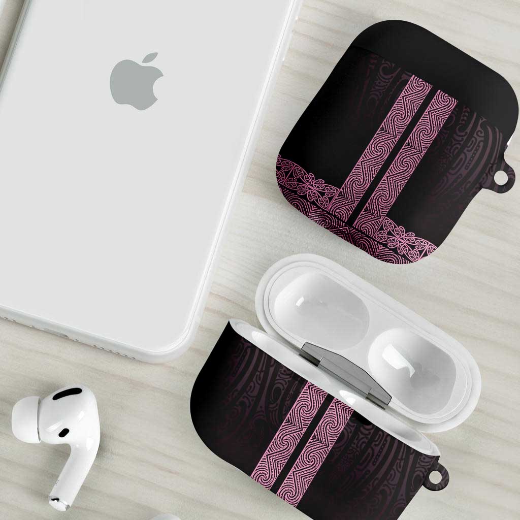 New Zealand Maori Kowhaiwhai AirPods Case Mawhero Maui and Mangopare - Aussie Hoodie