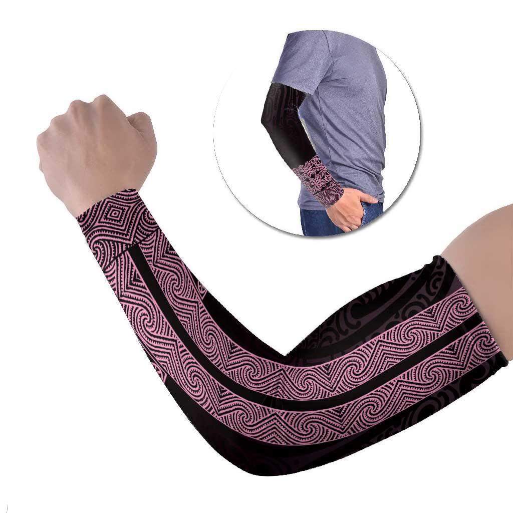 New Zealand Maori Kowhaiwhai Arm Sleeves Mawhero Maui and Mangopare - Aussie Hoodie