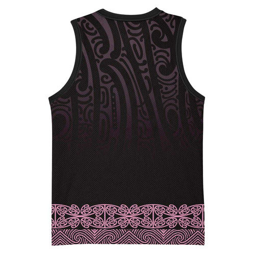 New Zealand Maori Kowhaiwhai Basketball Jersey Mawhero Maui and Mangopare - Aussie Hoodie