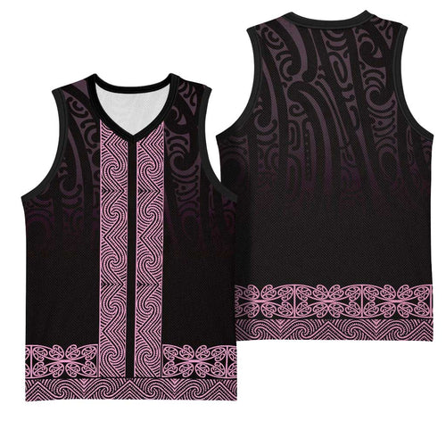 New Zealand Maori Kowhaiwhai Basketball Jersey Mawhero Maui and Mangopare - Aussie Hoodie