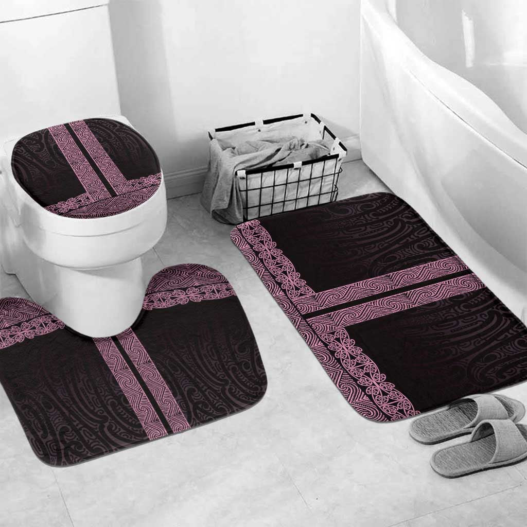 New Zealand Maori Kowhaiwhai Bathroom Set Mawhero Maui and Mangopare - Aussie Hoodie