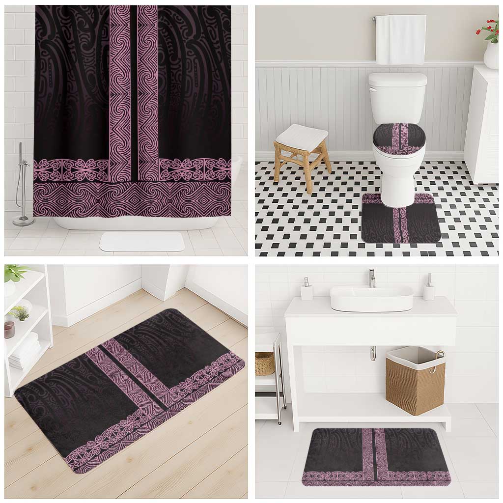 New Zealand Maori Kowhaiwhai Bathroom Set Mawhero Maui and Mangopare - Aussie Hoodie
