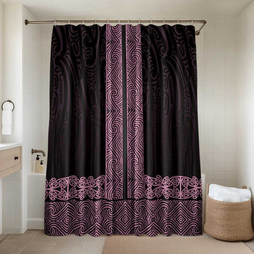 New Zealand Maori Kowhaiwhai Bathroom Set Mawhero Maui and Mangopare - Aussie Hoodie
