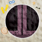 New Zealand Maori Kowhaiwhai Beach Blanket Mawhero Maui and Mangopare