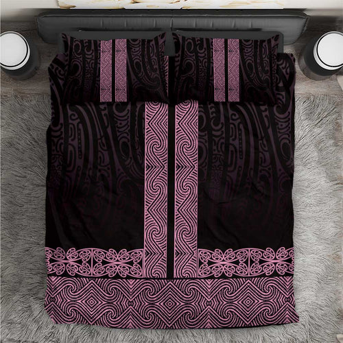 New Zealand Maori Kowhaiwhai Bedding Set Mawhero Maui and Mangopare
