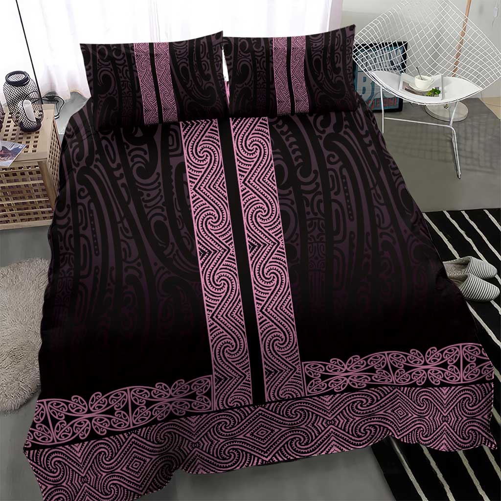 New Zealand Maori Kowhaiwhai Bedding Set Mawhero Maui and Mangopare
