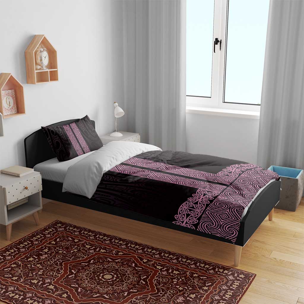New Zealand Maori Kowhaiwhai Bedding Set Mawhero Maui and Mangopare