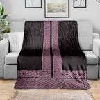 New Zealand Maori Kowhaiwhai Blanket Mawhero Maui and Mangopare