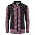 New Zealand Maori Kowhaiwhai Button Sweatshirt Mawhero Maui and Mangopare