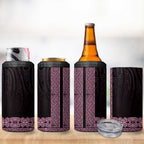 New Zealand Maori Kowhaiwhai 4 in 1 Can Cooler Tumbler Mawhero Maui and Mangopare