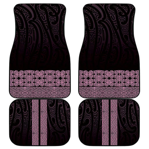 New Zealand Maori Kowhaiwhai Car Mats Mawhero Maui and Mangopare