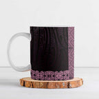 New Zealand Maori Kowhaiwhai Ceramic Mug Mawhero Maui and Mangopare - Aussie Hoodie
