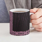 New Zealand Maori Kowhaiwhai Ceramic Mug Mawhero Maui and Mangopare - Aussie Hoodie