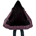 New Zealand Maori Kowhaiwhai Cloak Mawhero Maui and Mangopare - Aussie Hoodie