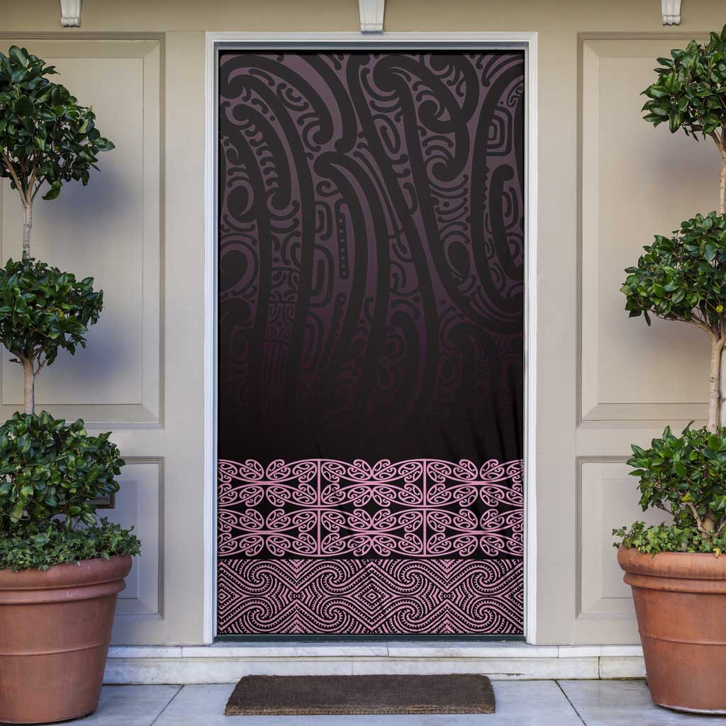 New Zealand Maori Kowhaiwhai Door Cover Mawhero Maui and Mangopare - Aussie Hoodie