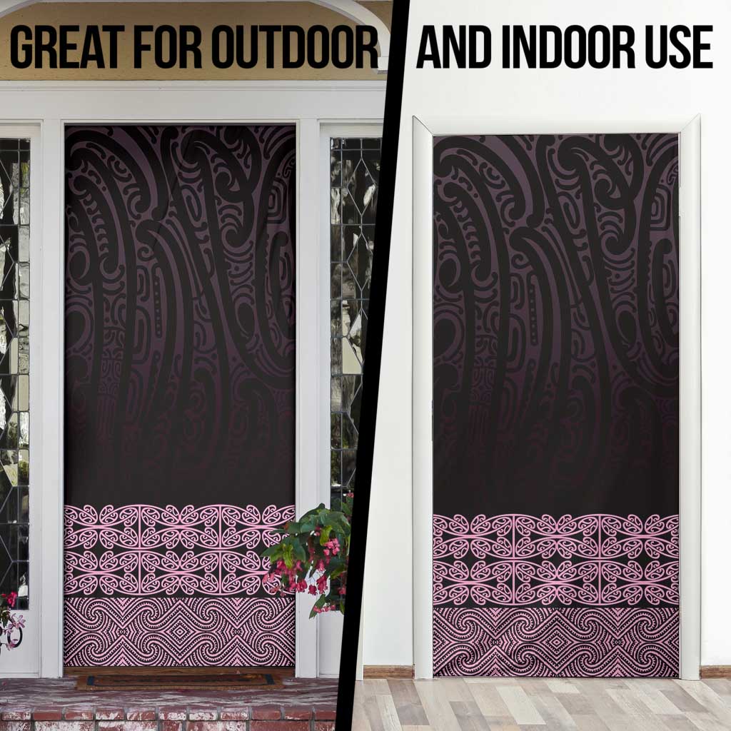 New Zealand Maori Kowhaiwhai Door Cover Mawhero Maui and Mangopare - Aussie Hoodie