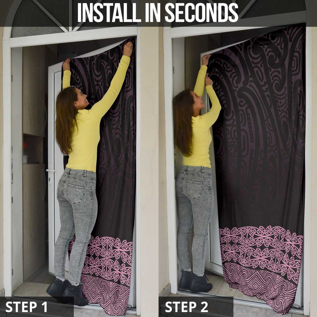 New Zealand Maori Kowhaiwhai Door Cover Mawhero Maui and Mangopare - Aussie Hoodie