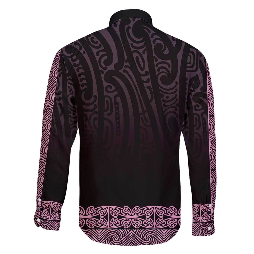 New Zealand Maori Kowhaiwhai Family Matching Long Sleeve Bodycon Dress and Hawaiian Shirt Mawhero Maui and Mangopare