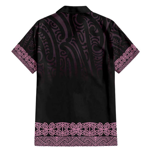 New Zealand Maori Kowhaiwhai Family Matching Off Shoulder Maxi Dress and Hawaiian Shirt Mawhero Maui and Mangopare