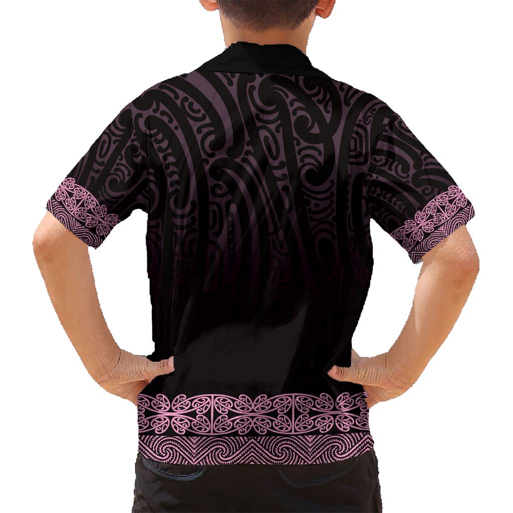 New Zealand Maori Kowhaiwhai Family Matching Summer Maxi Dress and Hawaiian Shirt Mawhero Maui and Mangopare