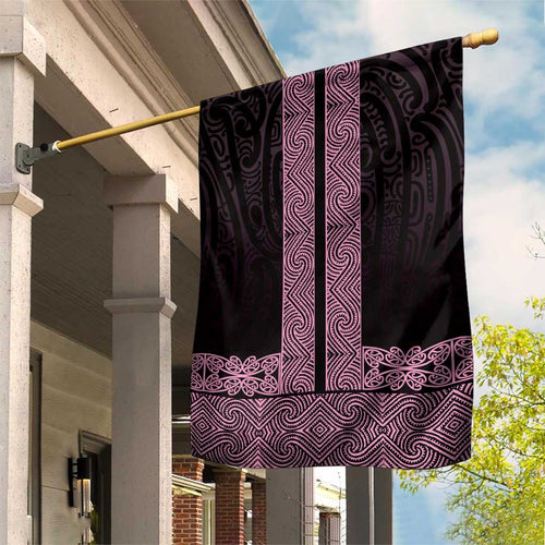 New Zealand Maori Kowhaiwhai Garden Flag Mawhero Maui and Mangopare