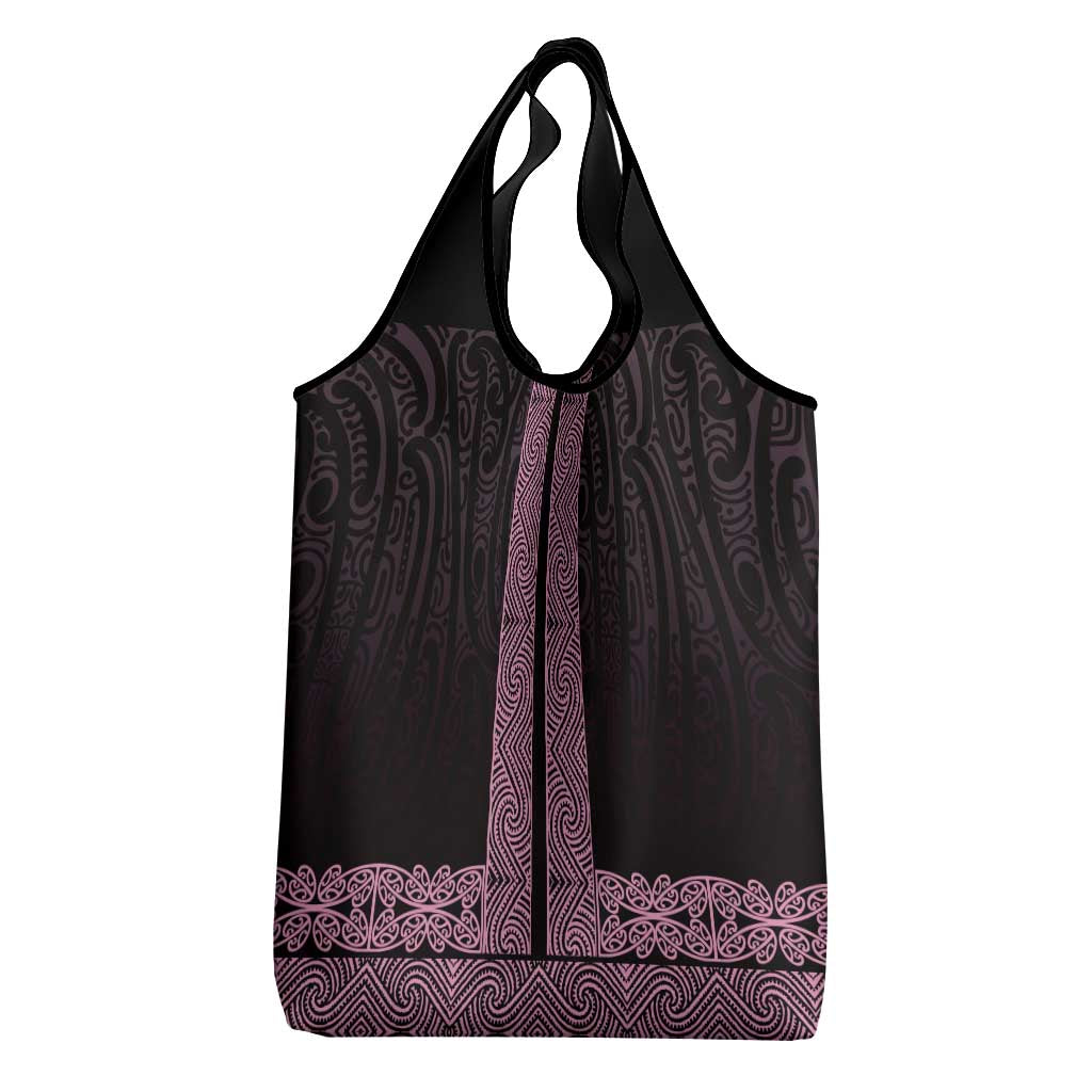 New Zealand Maori Kowhaiwhai Grocery Bag Mawhero Maui and Mangopare