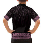 New Zealand Maori Kowhaiwhai Hawaiian Shirt Mawhero Maui and Mangopare