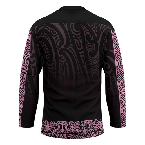 New Zealand Maori Kowhaiwhai Hockey Jersey Mawhero Maui and Mangopare - Aussie Hoodie