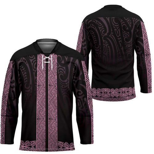 New Zealand Maori Kowhaiwhai Hockey Jersey Mawhero Maui and Mangopare - Aussie Hoodie
