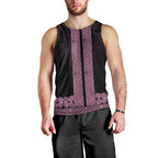 New Zealand Maori Kowhaiwhai Men Tank Top Mawhero Maui and Mangopare