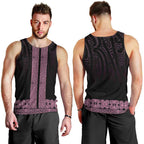 New Zealand Maori Kowhaiwhai Men Tank Top Mawhero Maui and Mangopare